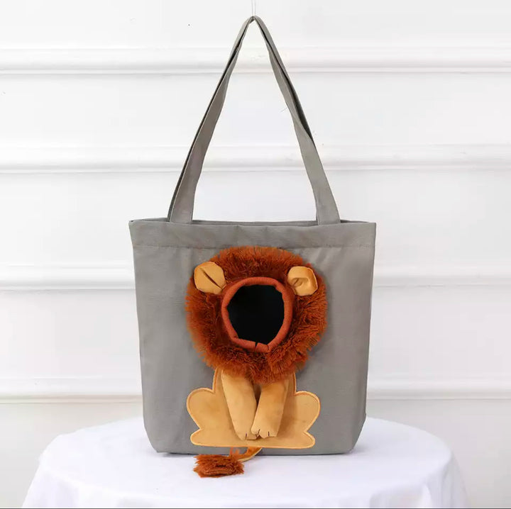 Lion Plushie Pet Bag