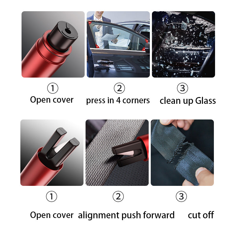 2 in 1 Car Safety Hammer