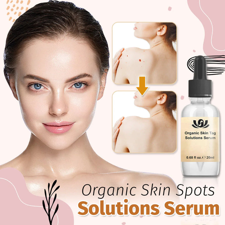 Organic skin solution serum