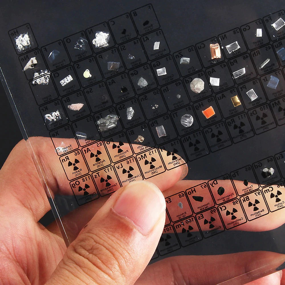 Periodic Table with real elements
