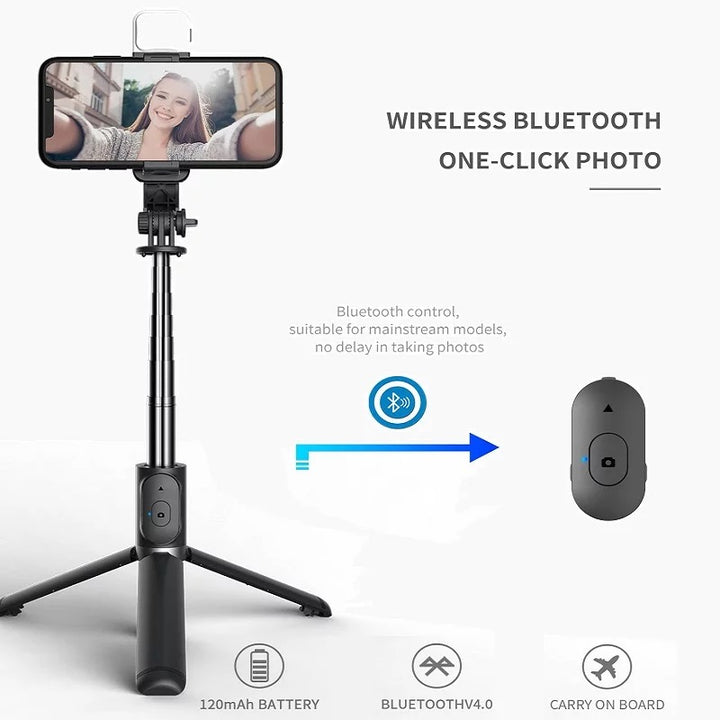 6 w 1 bezprzewodowy kijek do selfie Bluetooth