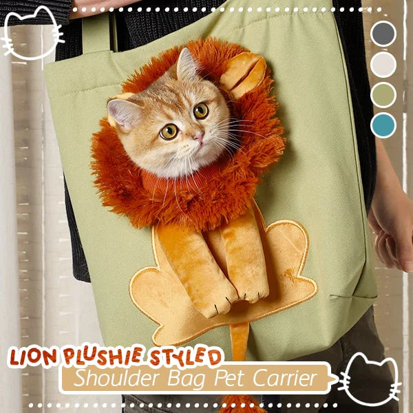Lion Plushie Pet Bag