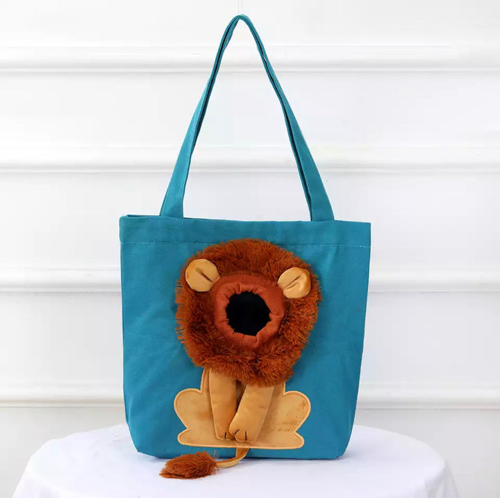 Lion Plushie Pet Bag