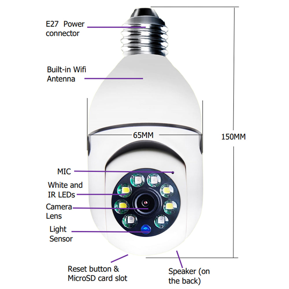 Kamera Wi-Fi Smartbulb